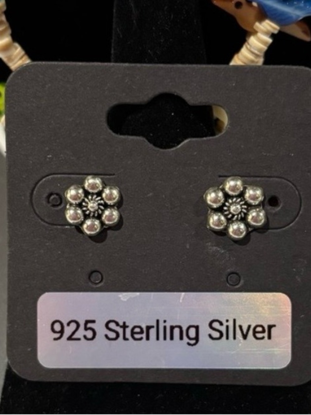 Navajo Handmade Sterling Silver Earrings